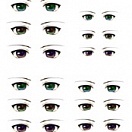Decals eyes series 2 for 1/6 scale heads