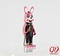 Silent Hill 3 - Keyholder - Robbie The Rabbit Pink Steel Pipe