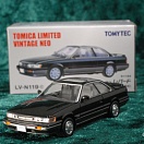 LV-N119c - nissan leopard ultima turbo (black/silver) (Tomica Limited Vintage Neo Diecast 1/64)
